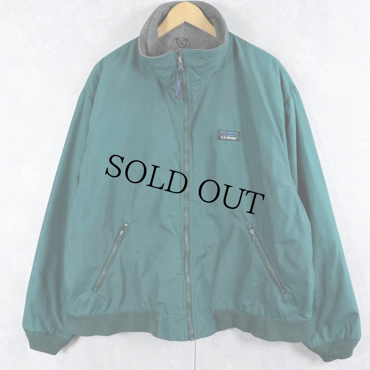 画像1: 80〜90's L.L.Bean "Warm-up Jacket" フリースライナー シェルドジャケット (1)