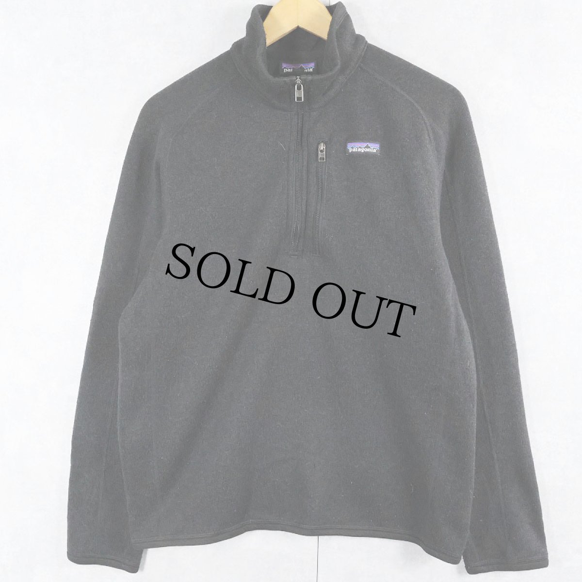 画像1: 2019AW Patagonia ハーフジップ ベターセーター BLACK M (1)