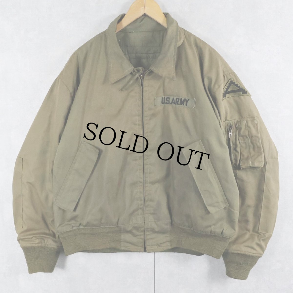 画像1: 90's U.S.ARMY CVC タンカースジャケット ノーメックス X LARGE-SHORT (1)