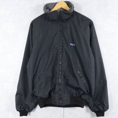 画像1: 80's Patagonia USA製 シェルドシンチラジャケット BLACK L (1)