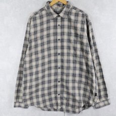 画像1: 2018AW Patagonia "ORGANIC COTTON" チェック柄 コットンシャツ XL (1)