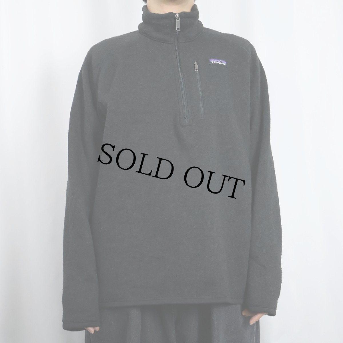 画像2: 2017AW Patagonia ハーフジップ ベターセーター BLACK L (2)