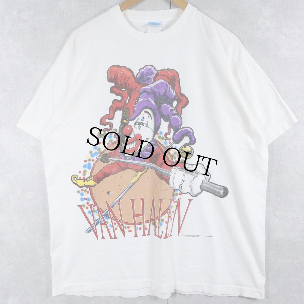 画像1: 1995 VAN HALEN "BALANCE TOUR" ハードロックバンドツアーTシャツ XL (1)