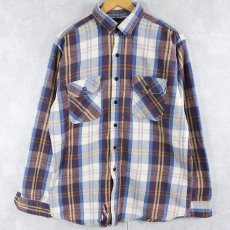 画像1: 80's OSHKOSH B'GOSH チェック柄 ヘビーネルシャツ (1)