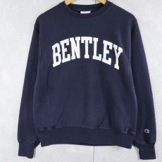 画像1: Champion REVERSE WEAVE "BENTLEY" プリントスウェット NAVY S (1)