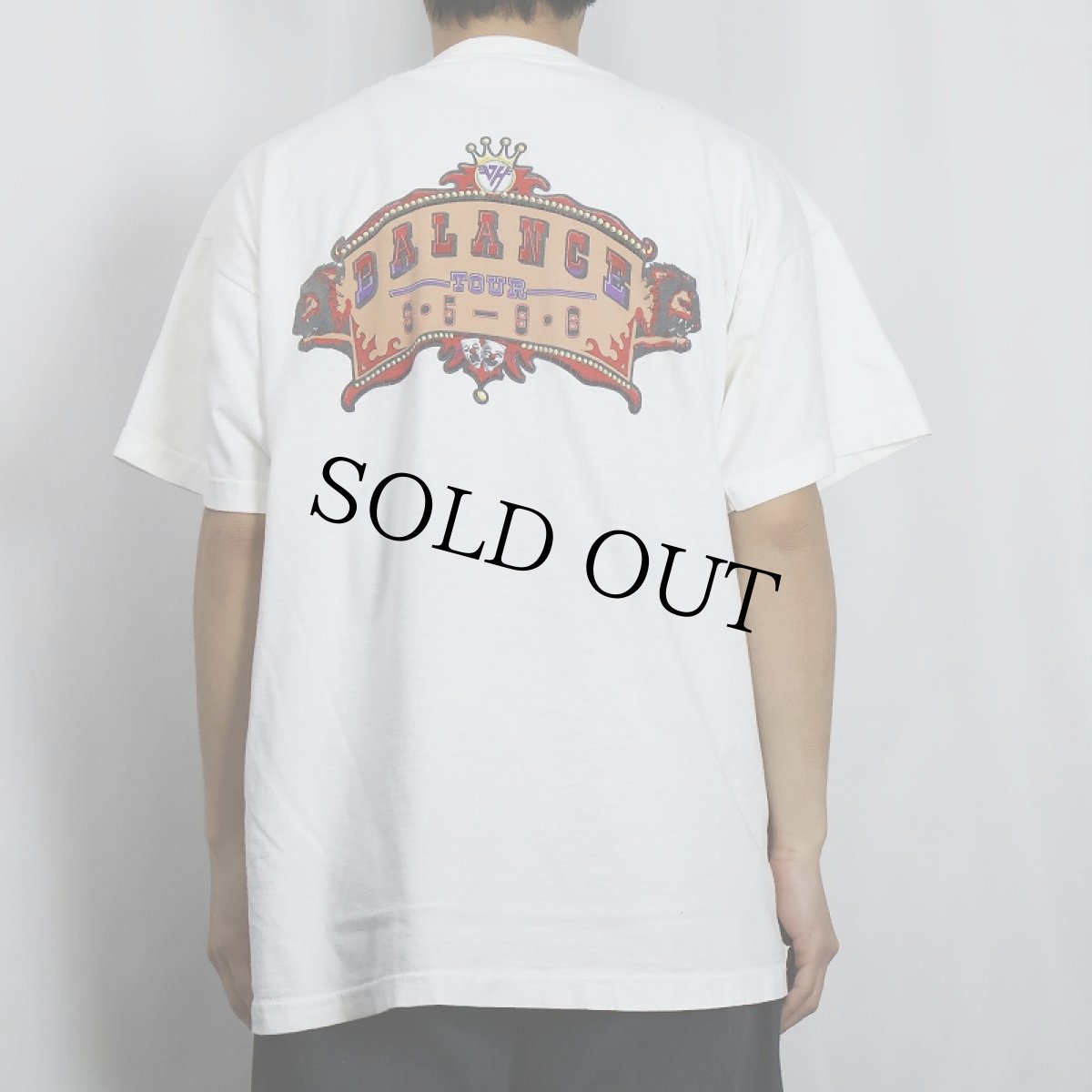 画像4: 1995 VAN HALEN "BALANCE TOUR" ハードロックバンドツアーTシャツ XL (4)