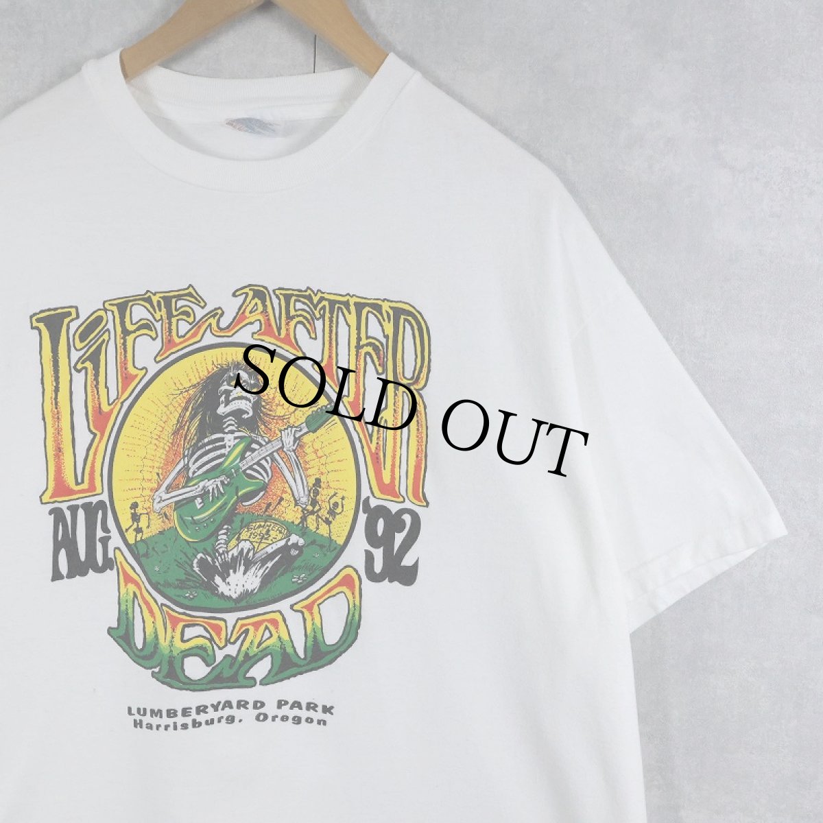 画像1: 1992 Life After Dead USA製 "Grateful Dead" トリビュートバンドTシャツ XL (1)