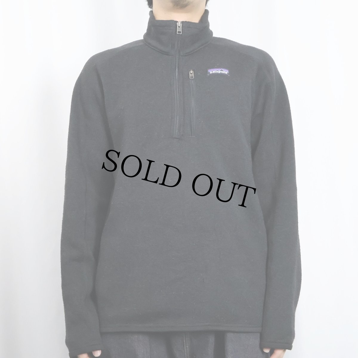 画像2: 2019AW Patagonia ハーフジップ ベターセーター BLACK M (2)