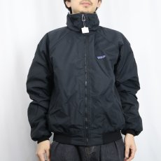 画像2: 80's Patagonia USA製 シェルドシンチラジャケット BLACK L (2)