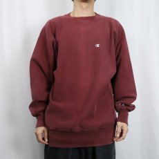 画像2: 90's Champion REVERSE WEAVE USA製 目付き スウェット XL (2)