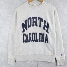 画像1: Champion REVERSE WEAVE "NORTH CAROLINA" プリントスウェット S (1)