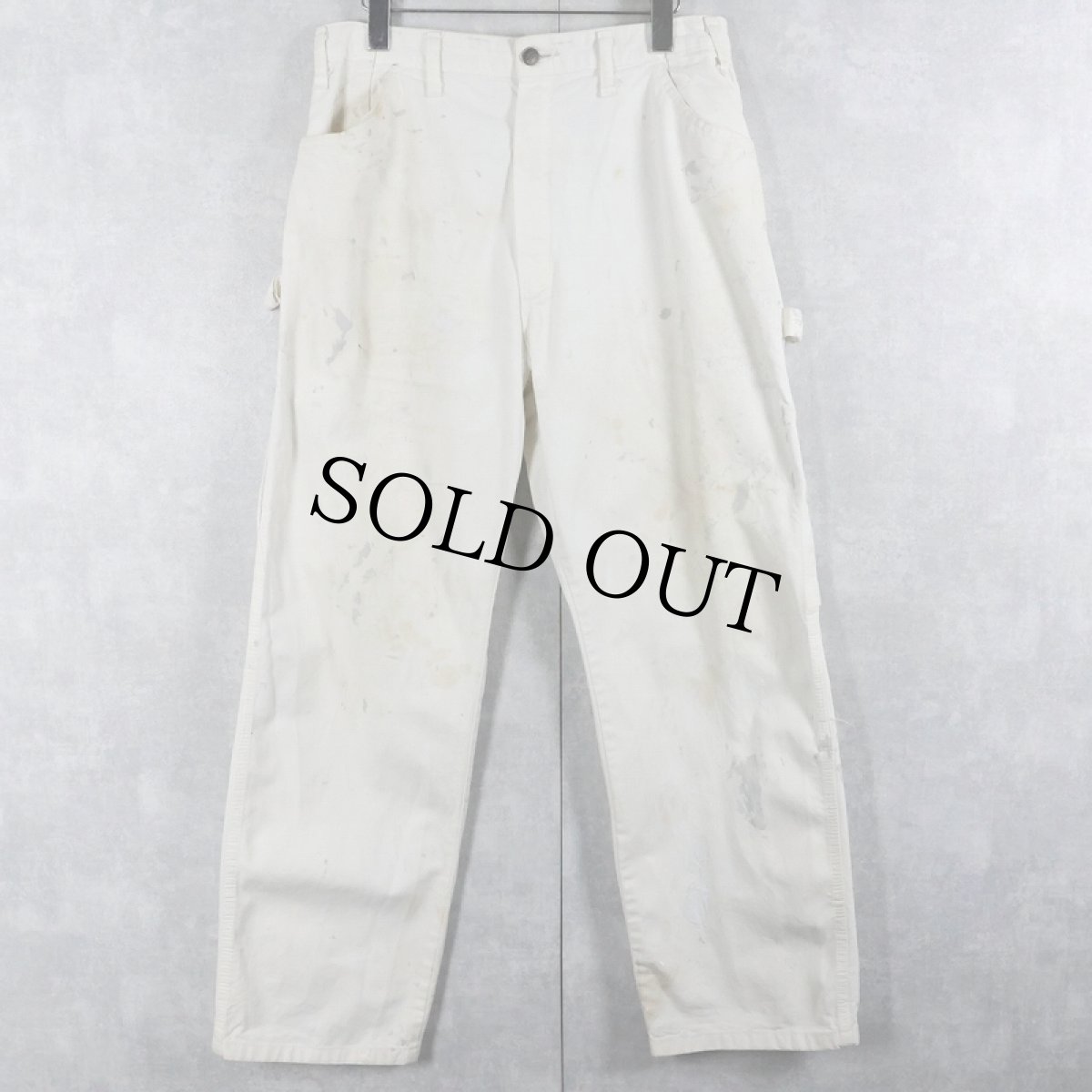 画像1: Dickies ペンキペイント コットンペインターパンツ W31 (1)