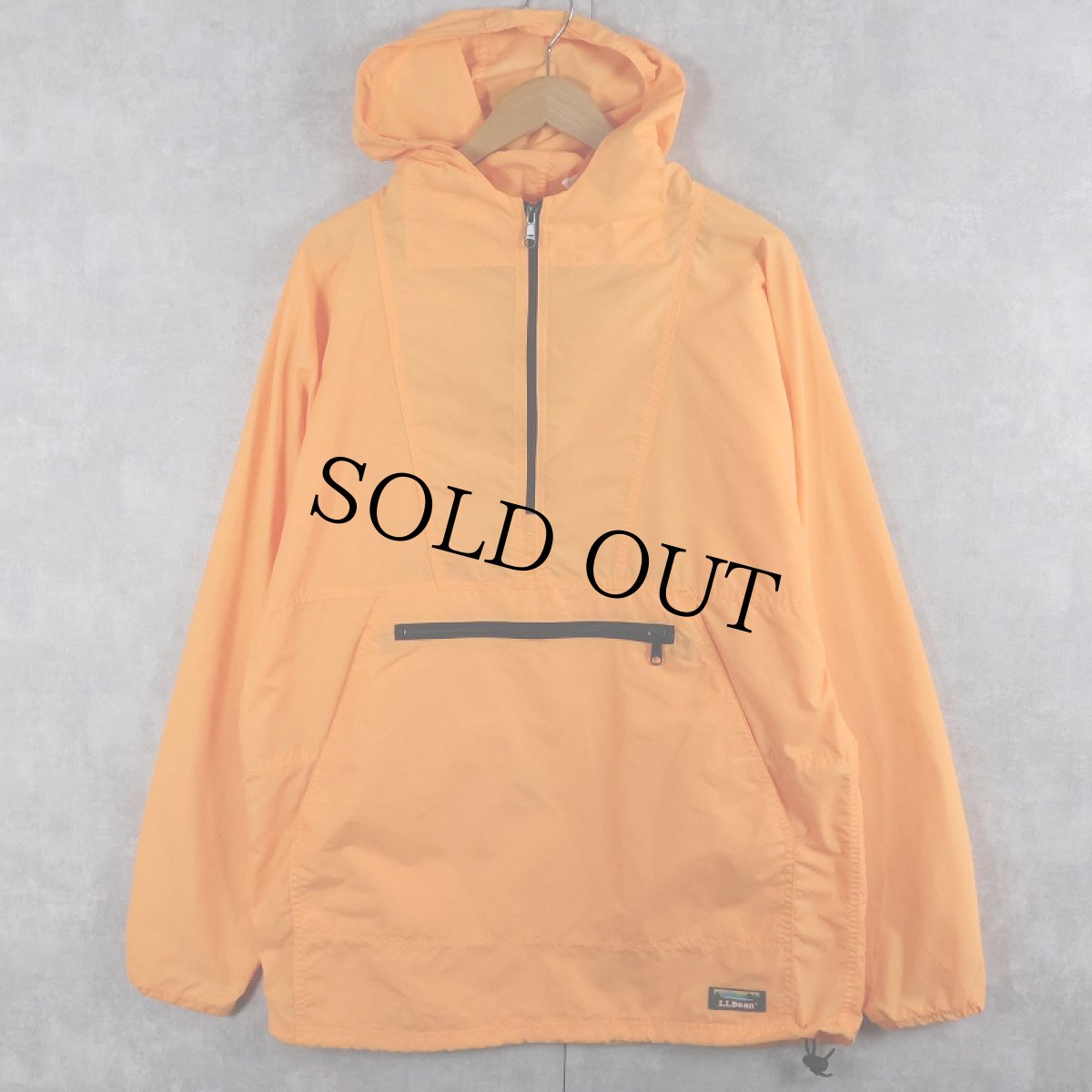 画像1: 80's L.L.Bean USA製 ナイロンアノラックパーカー M (1)