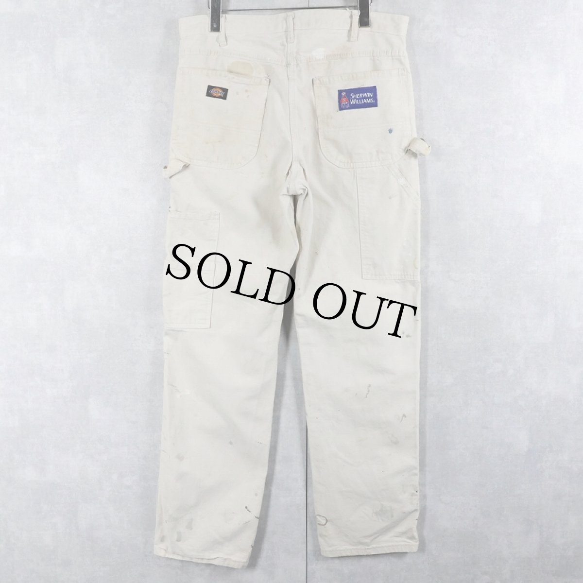 画像2: Dickies Sherwin Williams ペンキペイント コットンペインターパンツ W33 (2)