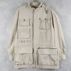 画像1: 80's BANANA REPUBLIC コットンサファリジャケット M (1)
