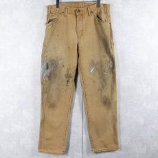 画像1: Dickies ペンキペイント ダックペインターパンツ W34 (1)