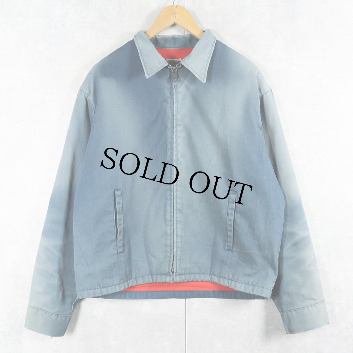 画像1: 80's BIG MAC 裏フリース フェード ワークジャケット L (1)