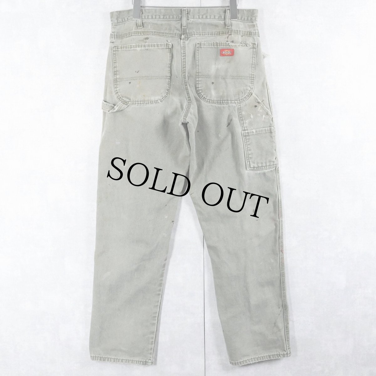 画像2: Dickies ペンキペイント ダックペインターパンツ W33 (2)