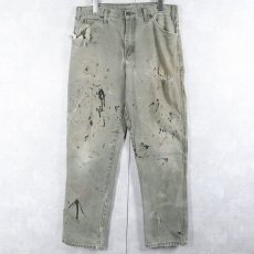 画像1: Dickies ペンキペイント ダックペインターパンツ W33 (1)