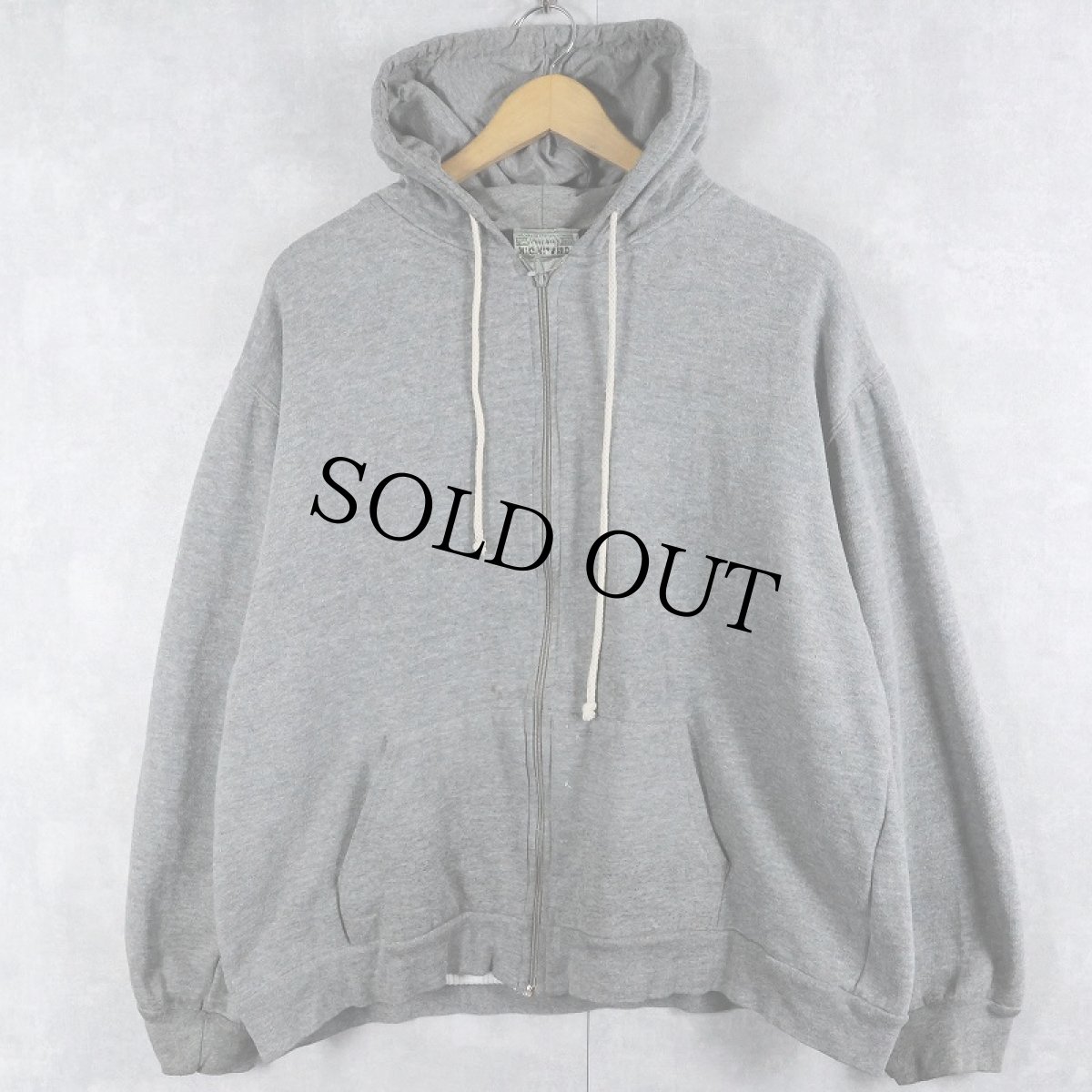 画像1: HIGHLAND 裏サーマル スウェットジップパーカー L (1)