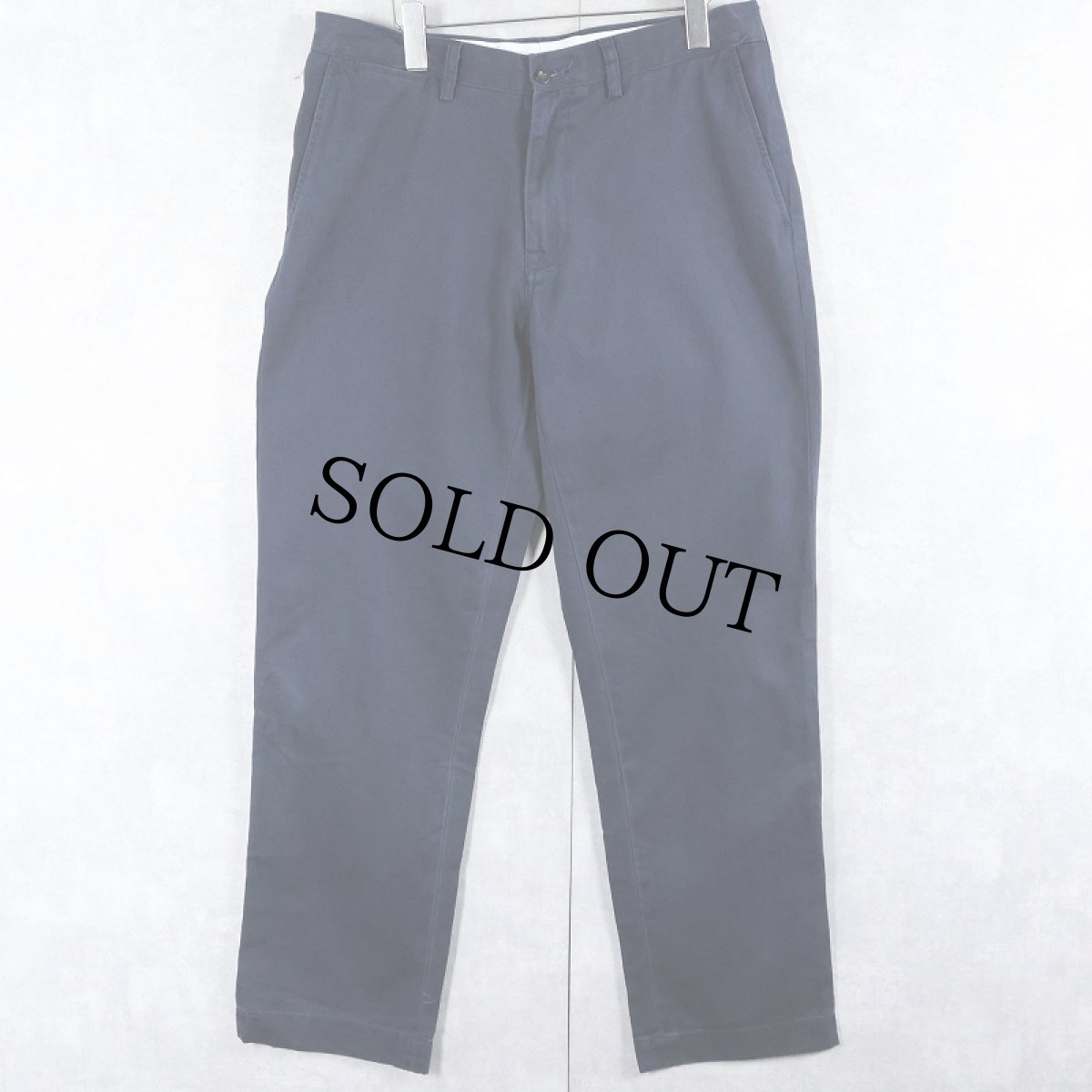 画像1: POLO Ralph Lauren チノトラウザーズ NAVY W35 (1)
