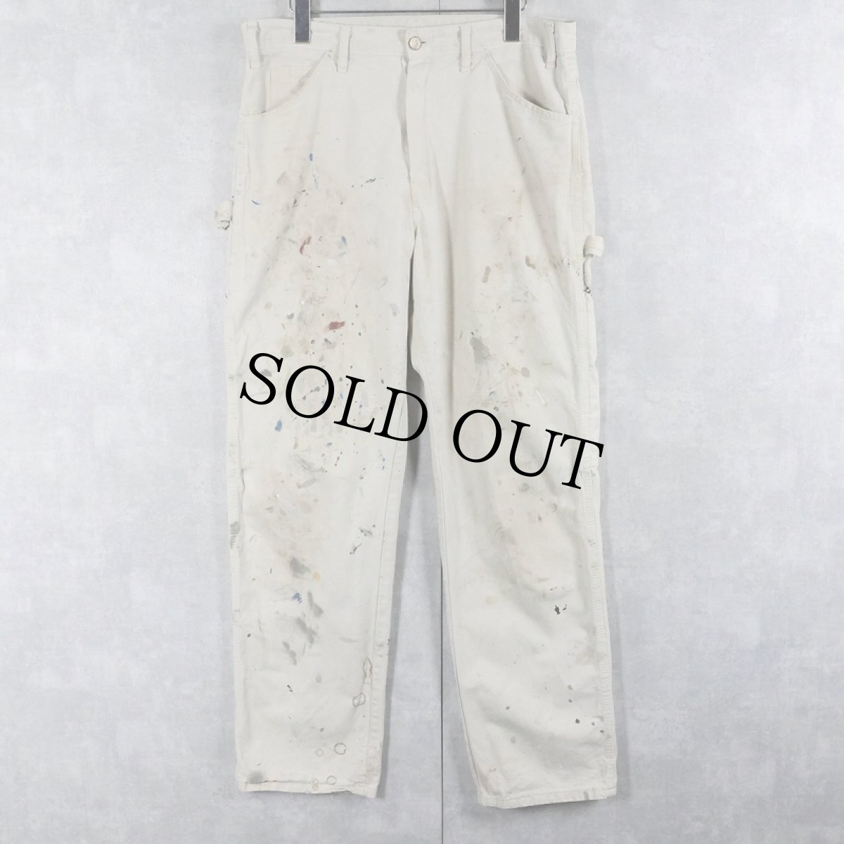 画像1: Dickies Sherwin Williams ペンキペイント コットンペインターパンツ W33 (1)