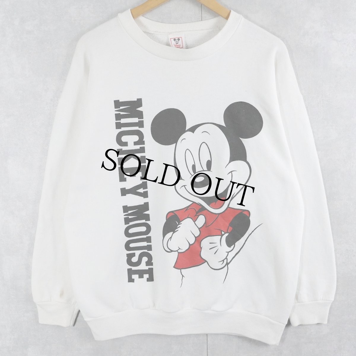 画像1: 90's Disney USA製 "MICKEY MOUSE" キャラクタープリントスウェット  (1)