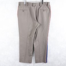 画像2: Blauer サイドライン ウール混 スラックス W38 (2)