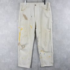 画像1: Dickies ペンキペイント コットンペインターパンツ W34 (1)