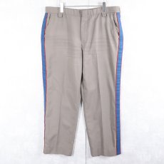 画像1: Blauer サイドライン ウール混 スラックス W38 (1)