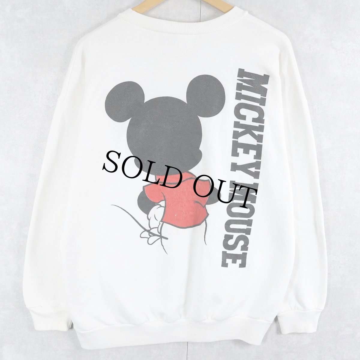 画像2: 90's Disney USA製 "MICKEY MOUSE" キャラクタープリントスウェット  (2)