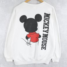 画像2: 90's Disney USA製 "MICKEY MOUSE" キャラクタープリントスウェット  (2)