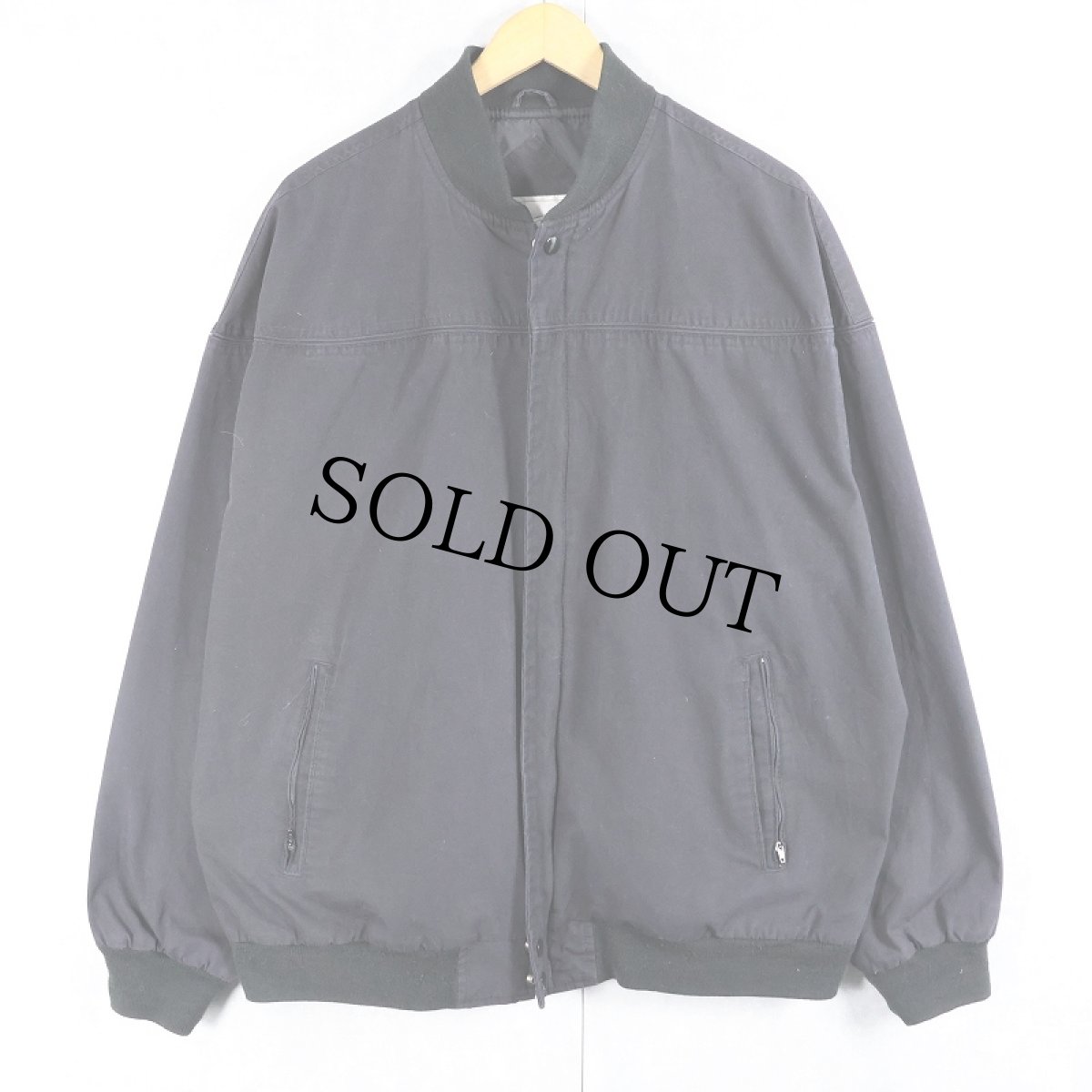 画像1: 90's〜 Arnold Palmer ダービージャケット  BLACK XL (1)