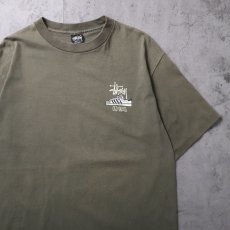 画像2: 80's STUSSY 黒タグ USA製 "OLD SKOOL FLAVOR" プリントTシャツ L (2)