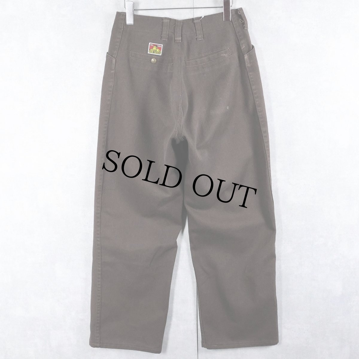 画像2: BEN DAVIS フリスコパンツ BROWN W28 (2)