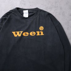 画像1: 90's〜 Ween ロックバンドプリントロンT BLACK XL (1)