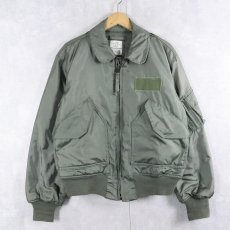 画像1: 90's U.S.AIR FORCE CWU-45/P フライトジャケット MEDIUM (1)