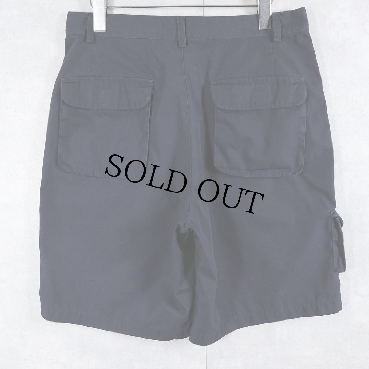 画像2: 90's STUSSY USA製 カーゴショーツ NAVY W31 (2)