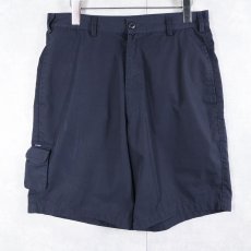 画像1: 90's STUSSY USA製 カーゴショーツ NAVY W31 (1)