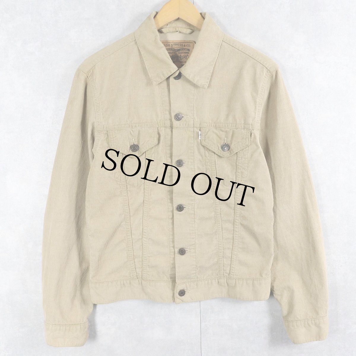 画像1: 90's EURO Levi's 70500 ITALY製 コーデュロイトラッカージャケット M (1)