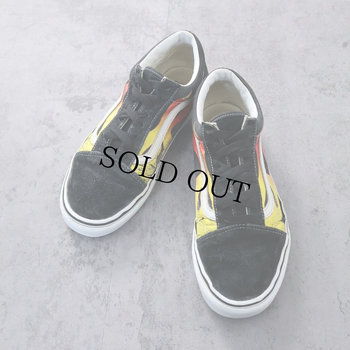 画像1: VANS OLD SKOOL "FLAME" スニーカー 26cm (1)