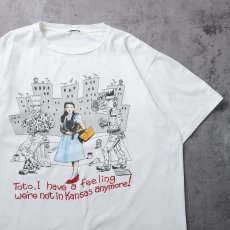 画像1: 90's The Wizard of Oz "Toto ,I have a feeling we're not in Kansas anymore !" ミュージカルプリントTシャツ (1)