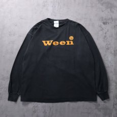画像2: 90's〜 Ween ロックバンドプリントロンT BLACK XL (2)