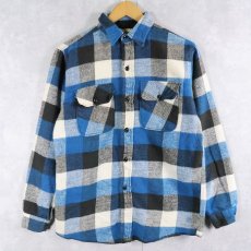 画像1: 60's〜 Yorke チェック柄 ヘビーネルシャツ (1)