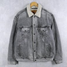 画像1: Levi's デニムボアジャケット M (1)