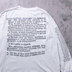 画像1: 90's Rollins Band USA製 "SEARCH AND DESTROY" ロックバンドツアーロンT XL (1)