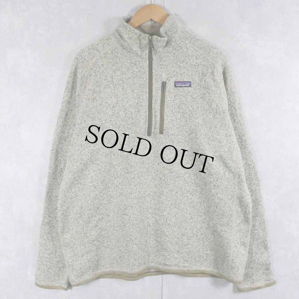 画像1: 2018SS Patagonia ハーフジップ ベターセーター XL (1)