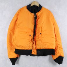 画像2: 民間品 ALPHA INDUSTRIES,INC. MA-1 フライトジャケット BLACK LARGE (2)
