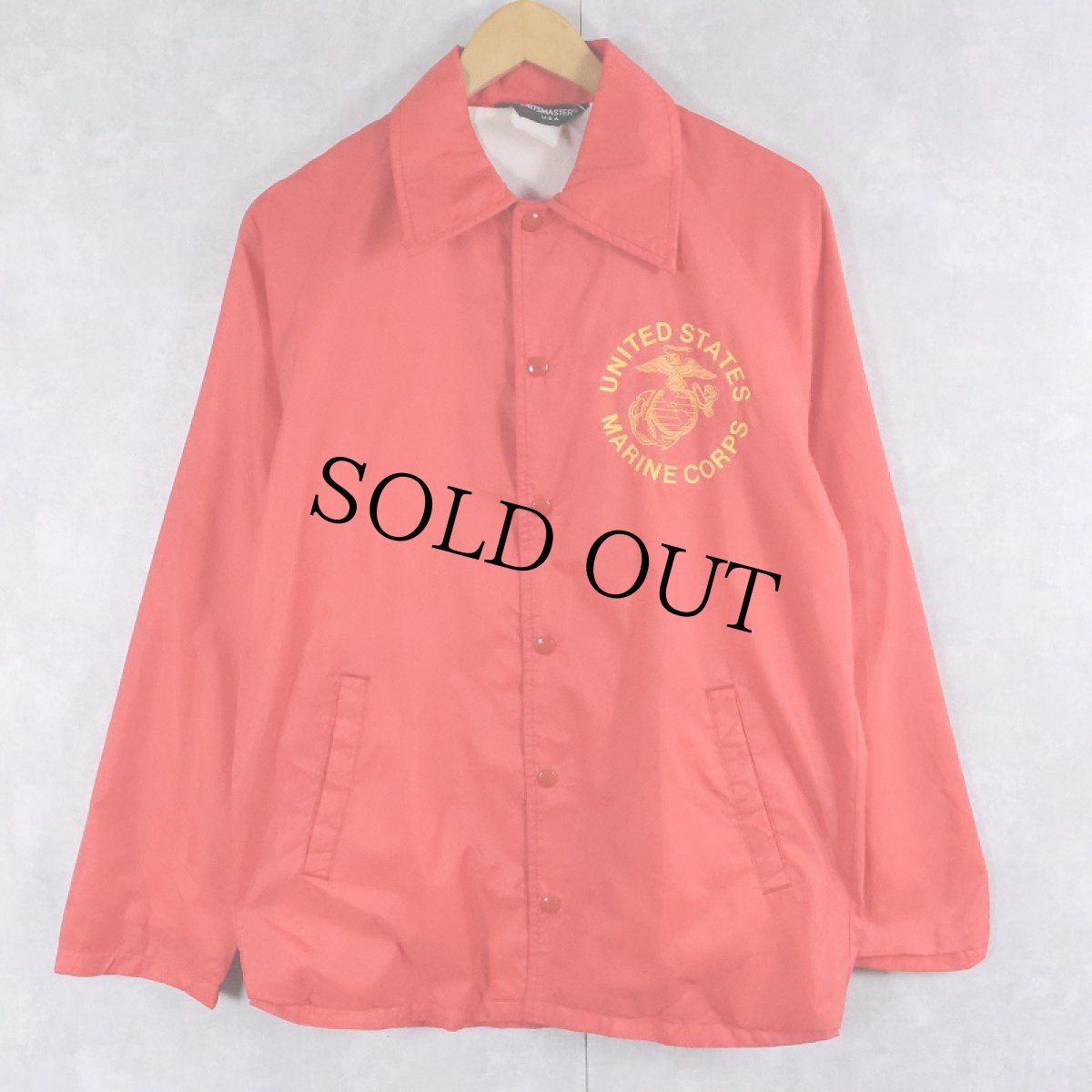 画像1: 70〜80's SPORTS MASTER USA製 "USMC" ナイロンコーチジャケット (1)