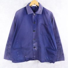画像1: 70's コットンツイルワークジャケット (1)